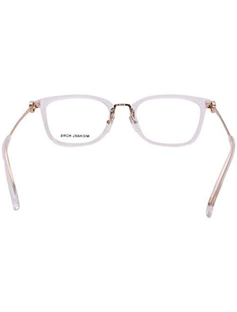buy michael kors mk 4054 3105 crystal clear eyeglasses frame w demo lens 52mm 52 20 140 online