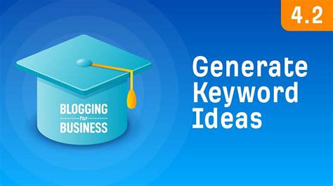 How To Generate Keyword Ideas With Keyword Research Tools 42 Youtube