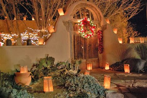 Josefinas Gate Mesilla New Mexico Mexico Christmas Christmas