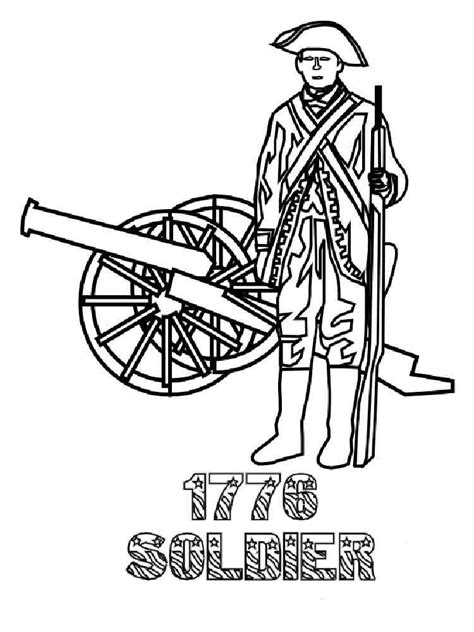 ️revolutionary War Coloring Pages Free Download