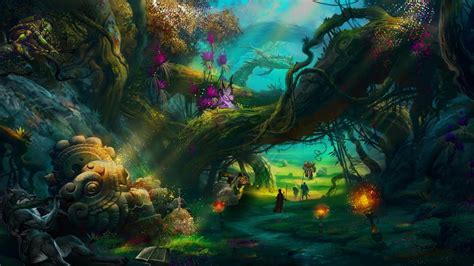 Magic Forest Speed Art By Z4ax Youtube