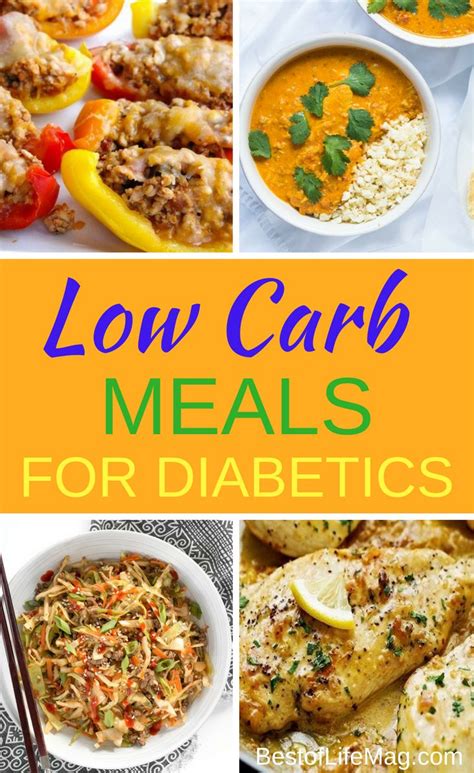 Just to name a few! Low Carb Meals for Diabetics | Diabetic recipes for dinner ...