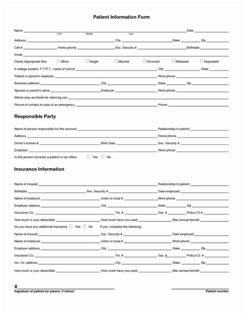 25 Dental Medical History Form Template In 2020 Patient History