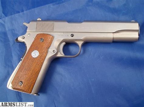 Armslist For Sale Colt Series 70 1911 Govt Model 45 Acp Satin Nickel