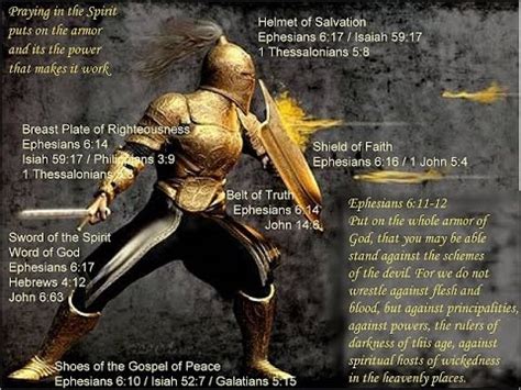 A time travel action fantasy of the strongest of mankind. Full Armor of God Bible Study "Using Scripture to ...