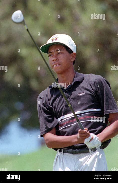 Jul 18 1991 La Jolla Ca Usa Tiger Woods Competing In The Junior