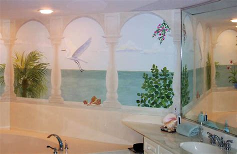 Custom Bathroom Wall Mural Delaware And Washington Dc Nadia Zychal
