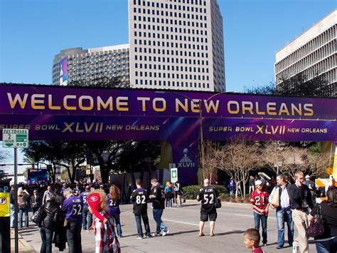 Welcome To New Orleans Super Bowl Xlvii Taken At The Secur Flickr