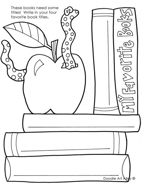 Back To School Coloring Pages And Printables Classroom Doodles
