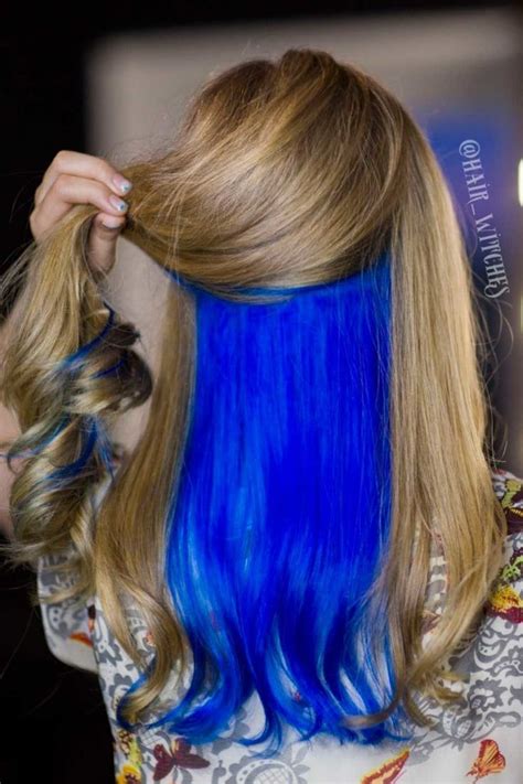 Blue Hair Dye Underneath FASHIONBLOG