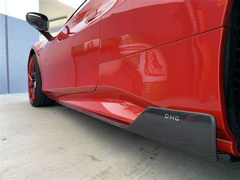 Ferrari 488 Side Skirts Carbon Fiber Dmc