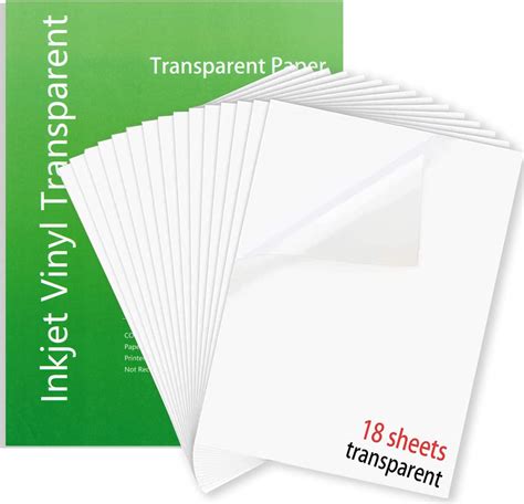 Buy Clear Printable Vinyl Sticker Paper For Your Inkjet And Laser