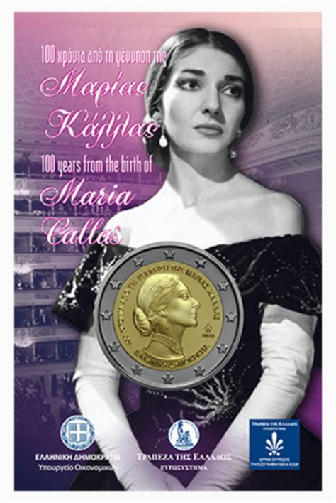 Griechenland 2 Euro Coincard 2023 Maria Callas Grecia Ebay