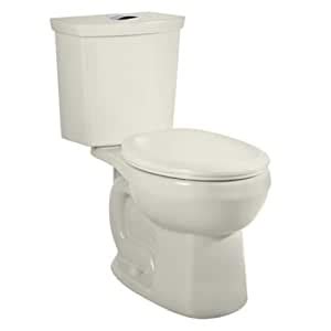 American Standard H Option Siphonic Dual Flush Round Front Two Piece Toilet Linen