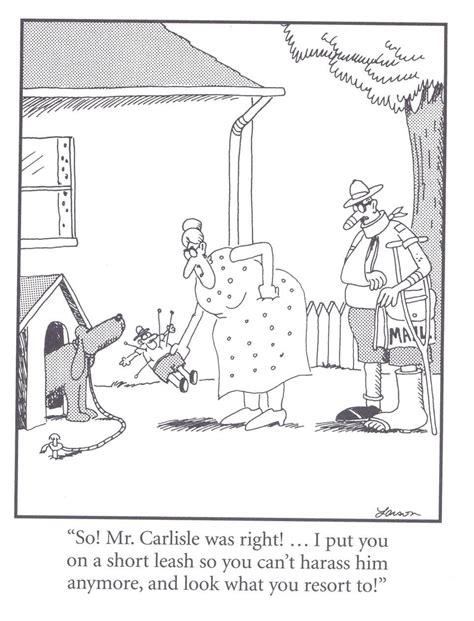 The Far Side By Gary Larson Ill Never Get Tired Of Dog And Mailman