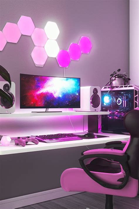 Pink Aesthetic Pc Gaming Room Setup Gamer Room Decor Gaming Room
