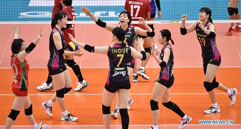 thailand beats japan 3 1 at 2019 asian women s club volleyball championship xinhua english