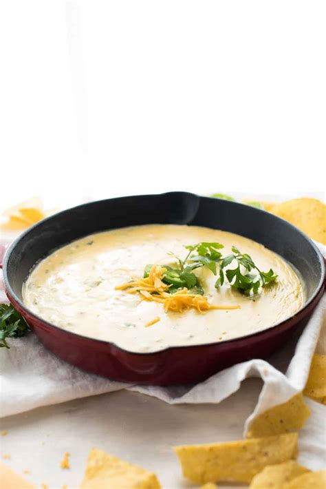 Fire Roasted Poblano Queso Dip Hunger Thirst Play