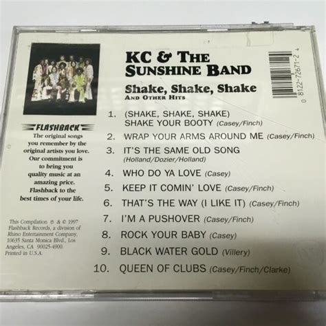 Kc And The Sunshine Band Shake Shake Shake And Other Hits Cd Nm Us