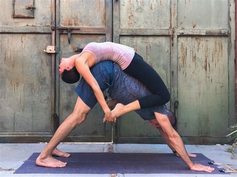 Couples Yoga Poses Easy Medium Hard Yoga Poses For Two People