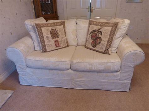 It was exactly what a i wanted! 2 Seater Settee Sofa Cream Removable washable covers ...