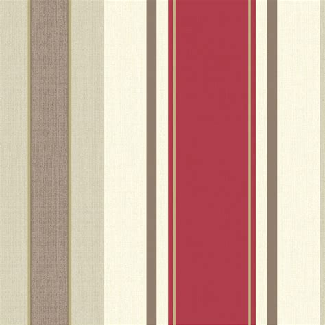 opera dante red stripe wallpaper decorating diy bm
