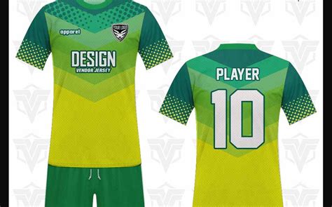 Contoh kombinasi warna pakaian dan desain agar menarik. Desain Baju Futsal Warna Hijau Stabilo | Klopdesain