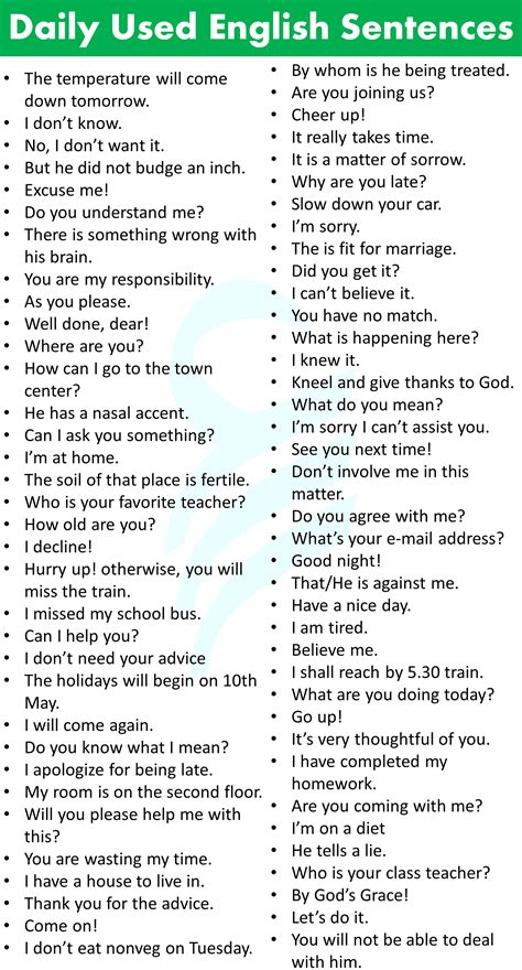 700 Daily Used Sentences In English Download Pdf English Phrases