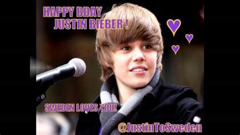 Happy Birthday Justin Bieber From Bieberuniversal Youtube