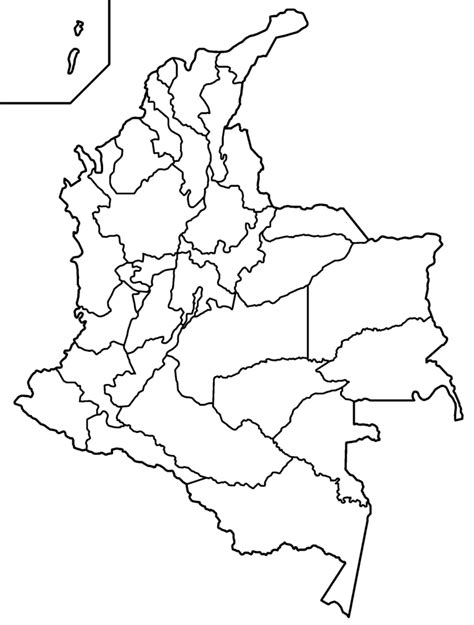 Croquis Del Mapa De Colombia Colombia Map Map Outline Map