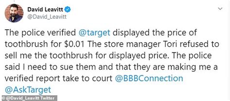 Target Manager Gets Outpouring Of Donations After Toothbrush Spat With Customer Daily Mail Online