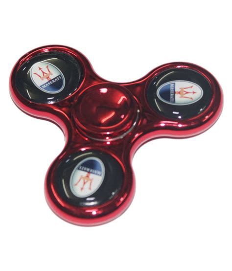 mumbai tattoo fidget spinner focus metal toy round color red buy online at best price in india