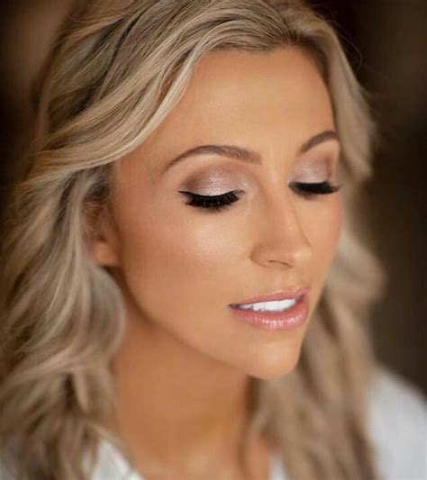 Pin By Melissa Clelland On Wedding Wedding Makeup Blonde Blonde Hair