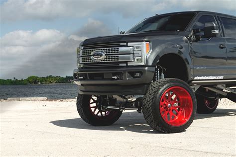 Ford F250 Platinum On Fuel Forged Ff19 Gallery Wheels Boutique