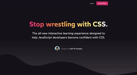 Css For Javascript Developers By Josh W Comeau Indie Course