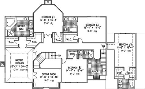 Floor plan sheet floor plans are horizontal cuts through each floor level of the home, usually at 5' above the floor. 6 Bedroom House Plans Blueprints Affordable 6 Bedroom ...