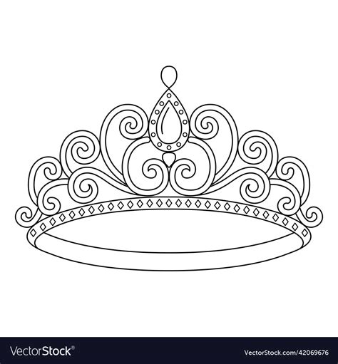 Crown Coloring Pages Home Interior Design