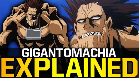 Gigantomachia Explained My Hero Academia Youtube
