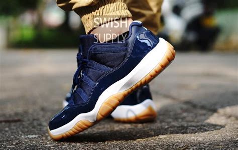 Check out this on foot video review of the air jordan 1 low laser blue. Air Jordan 11 Low Navy | Sole Collector
