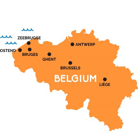 Belgium Europe Map