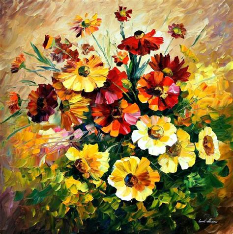 Amazing Flower Paintings By Leonid Afremov Lavagirl24