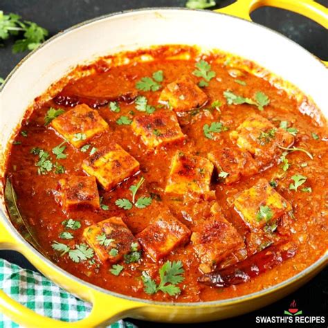 Paneer Curry Recipe Dhaba Style Swasthi S Recipes