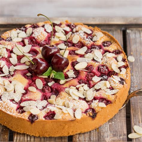 Versunkener Kirschkuchen Obsternte
