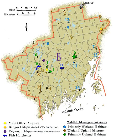 Region B Wildlife Management Areas Lands Wildlife Fish And Wildlife