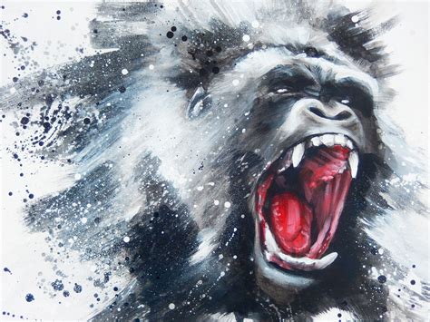 Artstation Gorilla Painting