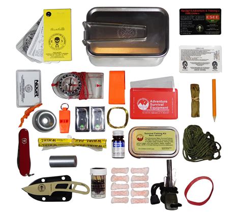 Mess Tin Survival Kit Esee Knives 5col Survival Supply