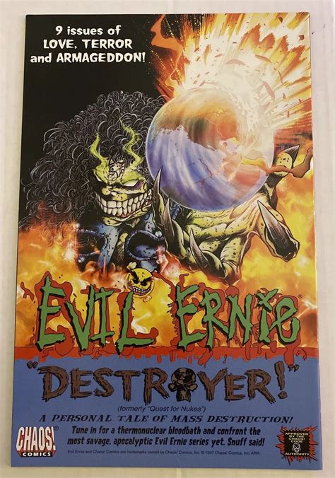 Evil Ernie Purgatori Prelude Nm Chaos Comics Lady Death C 138