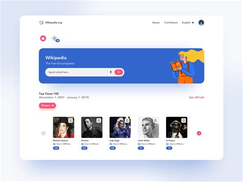 Wikipedia Redesign Concept By Alver Hothasi On Dribbble