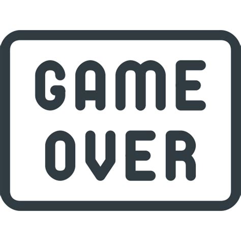Game Over Png Transparent Image Download Size 512x512px