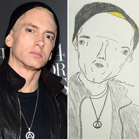 Hilariously ‘accurate Celebrity Portraits By Tw1tter Picasso Are So